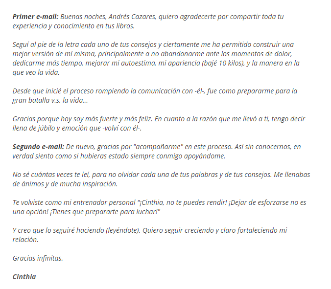 Volver con el testimonio 1