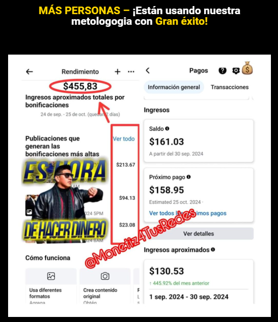 Monetiza tus Redes opiniones